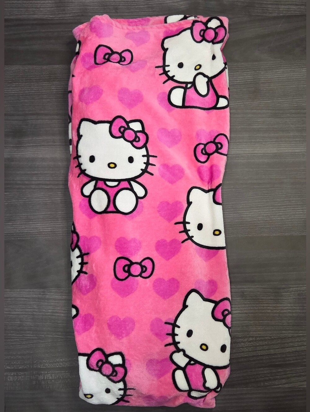 Hello Kitty Pink Silk Touch Throw 50in.X70in. NWT